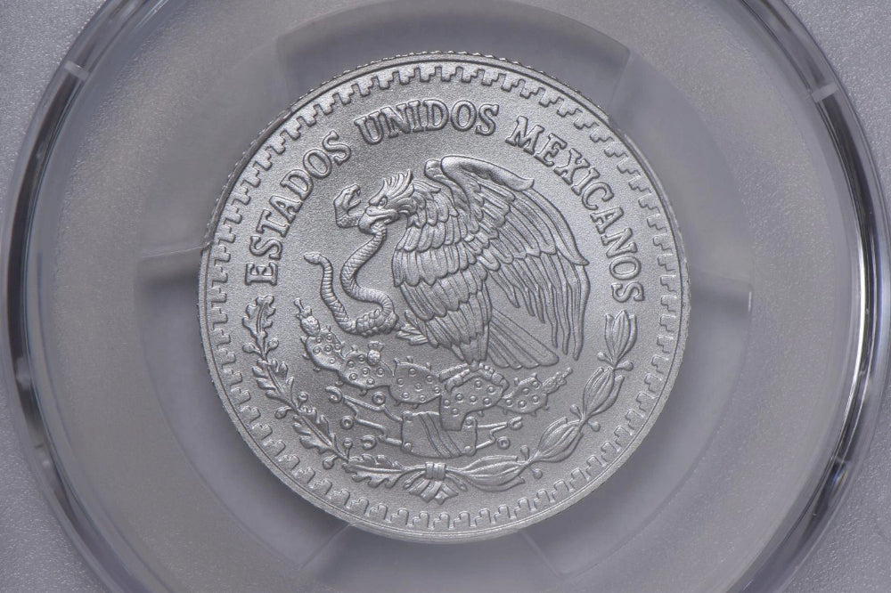 2024 Mo Mexico 1/4 Onza Silver Libertad MS70 PCGS Blue Label-4