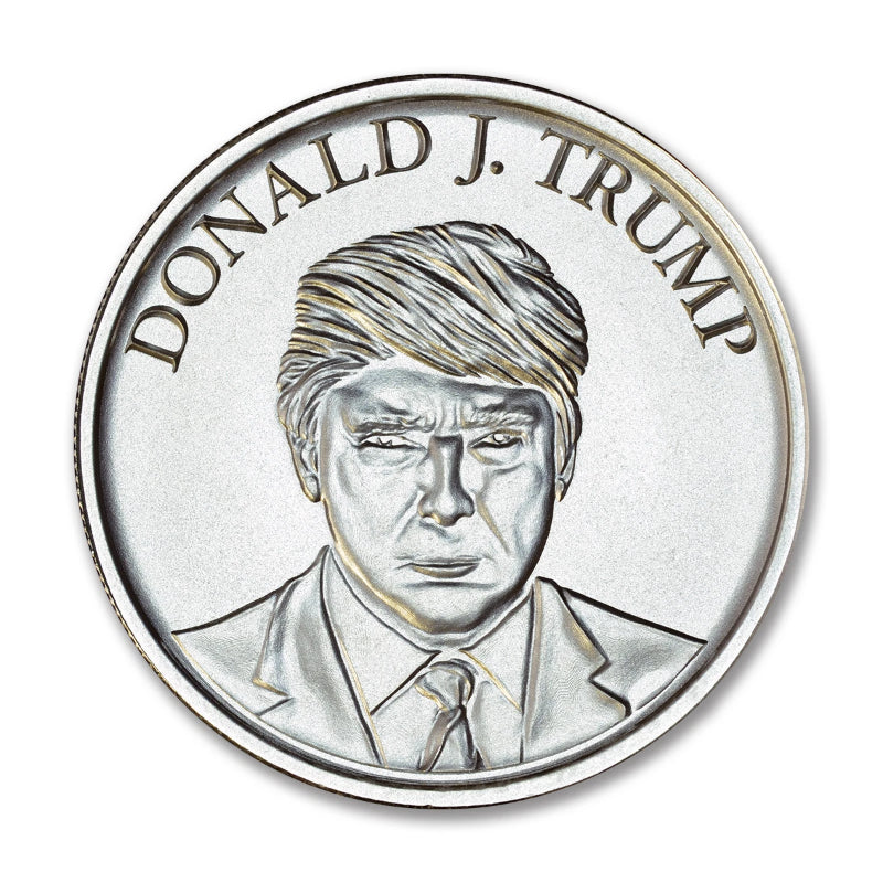 Presidential Seal Donald Trump 1 oz .999 silver coin Make America Great Again-3