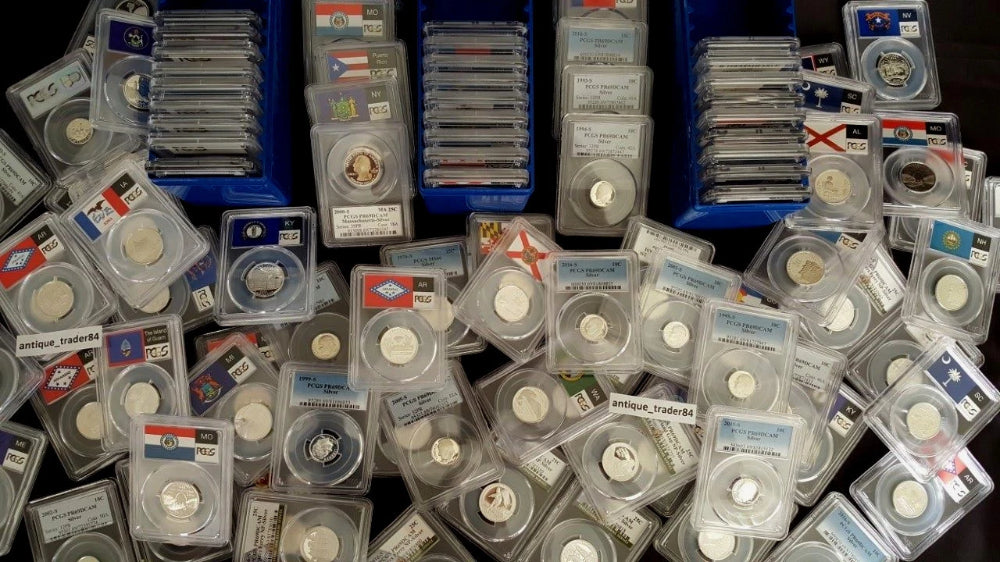 ✯ PCGS 90% SILVER Proof Coins ✯ PR69 Graded SILVER Estate Sale ✯ 1 SLAB LOT ✯-3