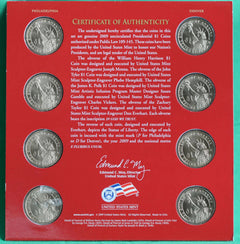 2009 Presidential $1 Coin Uncirculated Set 8 Golden BU P + D Dollar US Mint Set-3