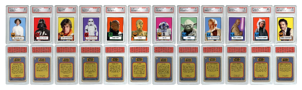 STAR WARS TOPPS Rare 2023 Cards 1952 Edition Graded Gem Mint 10 - Set of All 12-3
