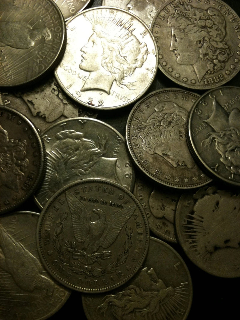 1922-1935 Peace Silver Dollar $1 Estate Coin Lot Sale from Roll-3