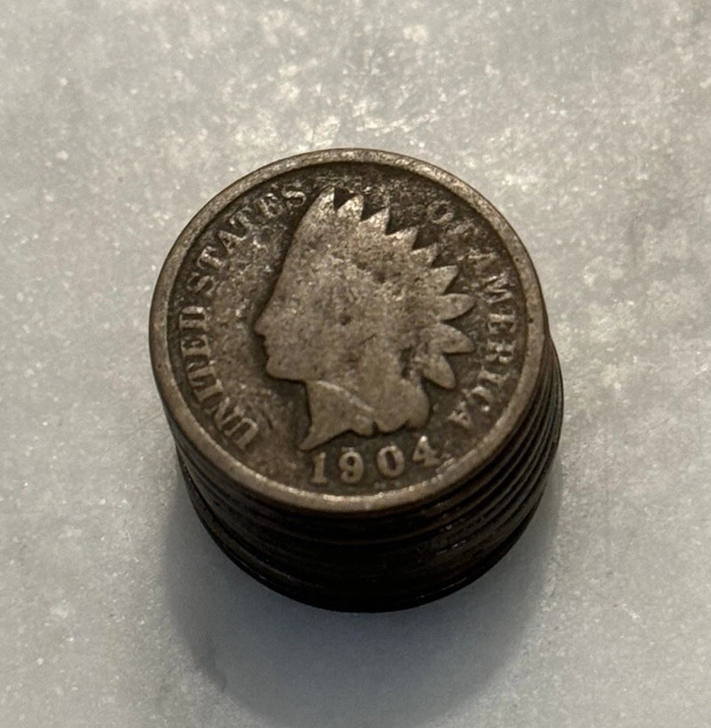 [Lot of 10 Coins] Indian Head Cent - Choose how many!-2