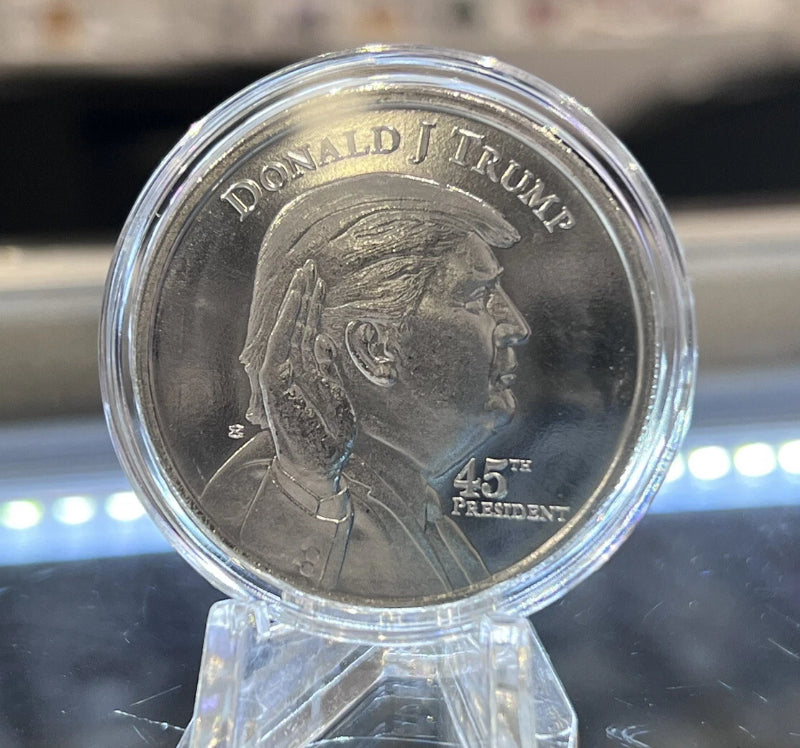 President Donald Trump 1 oz .999 Silver Coin Swearing in 45th Encapsulated-3
