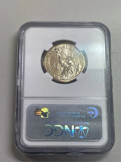 2007-D James Madison One Dollar NGC- Brilliant Uncirculated-3