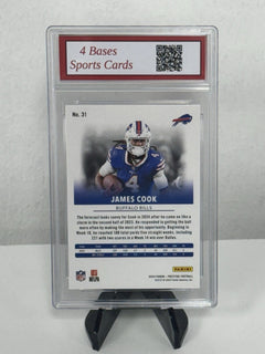 ¡Set de 2 tarjetas del equipo Buffalo Bills de Josh Allen y James Cook de Panini Prestige 2024!-3