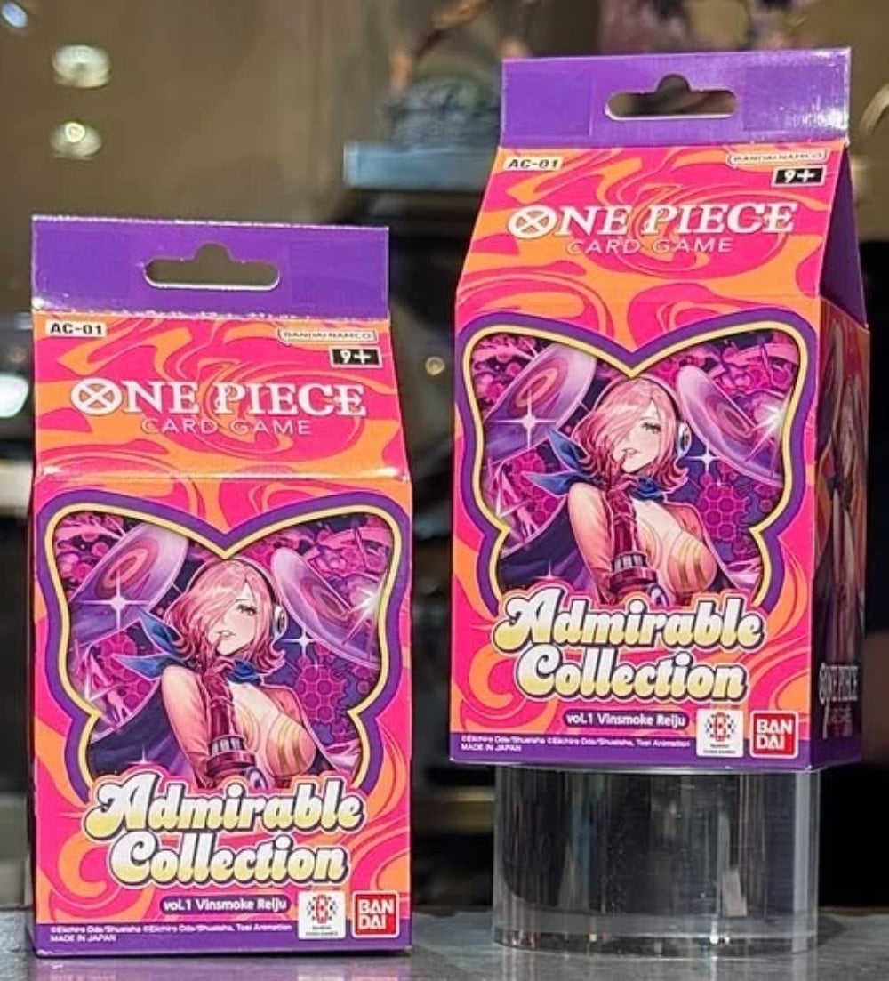 One Piece Card Game Admirable Collection Vol.1 Vinsmoke Reiju AC-01, 8 EB-03 Heroines Edition Booster Packs, 70 Card Sleeves, 4 Promo Cards, Japanese Edition Factory Sealed Collector Box-2