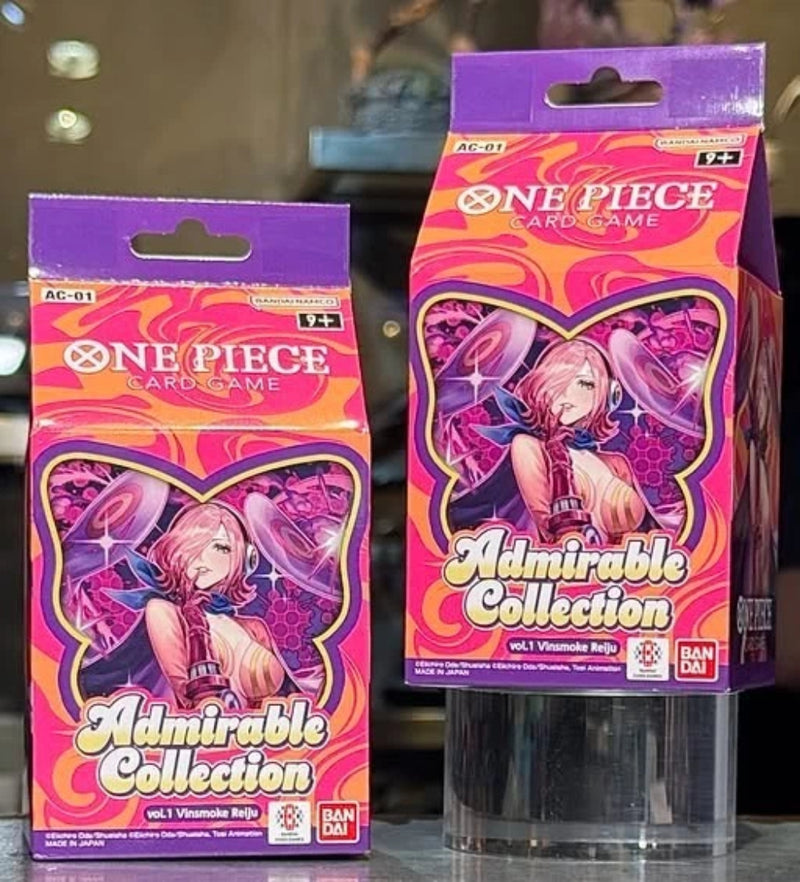 One Piece Card Game Admirable Collection Vol.1 Vinsmoke Reiju AC-01, 8 EB-03 Heroines Edition Booster Packs, 70 Card Sleeves, 4 Promo Cards, Japanese Edition Factory Sealed Collector Box-2