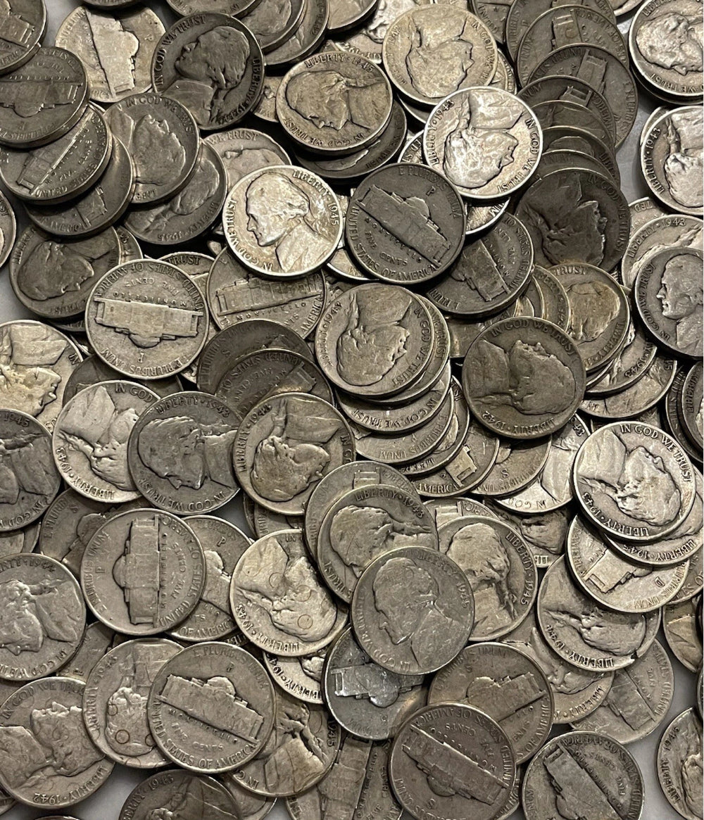 [Lot of 4 Coins] Silver War Nickels WWII 35% Silver - Choose # of Lots of 4!-3