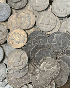 Medio dólar Franklin, 90 % plata, en circulación, elige cuántos ¡ENVÍO GRATIS!-3