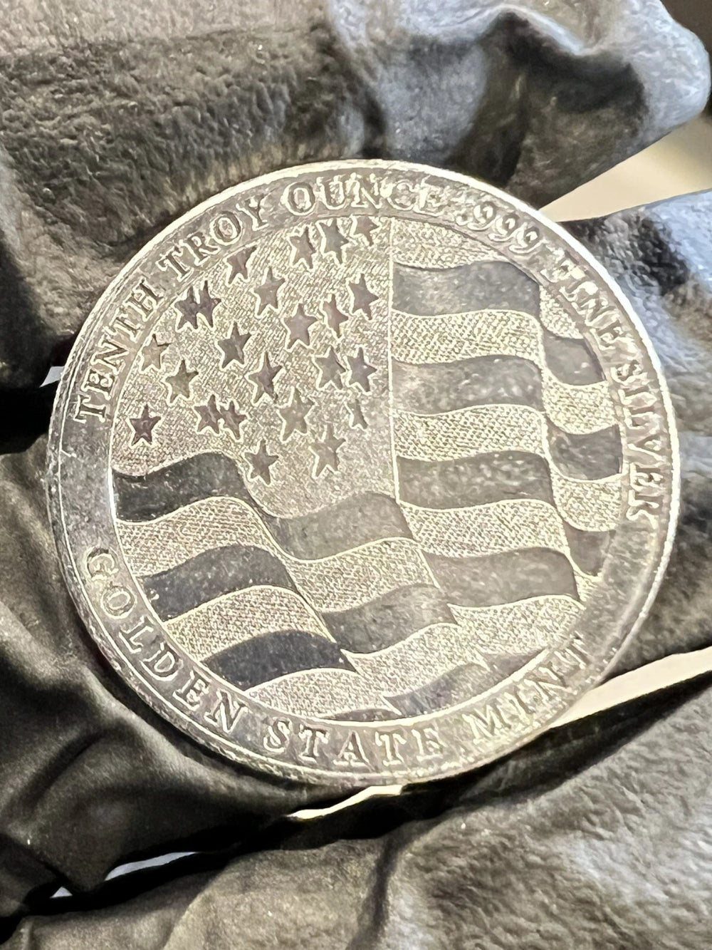 Lote de 10 x 1/10 oz de plata águila doble ronda de décima-9