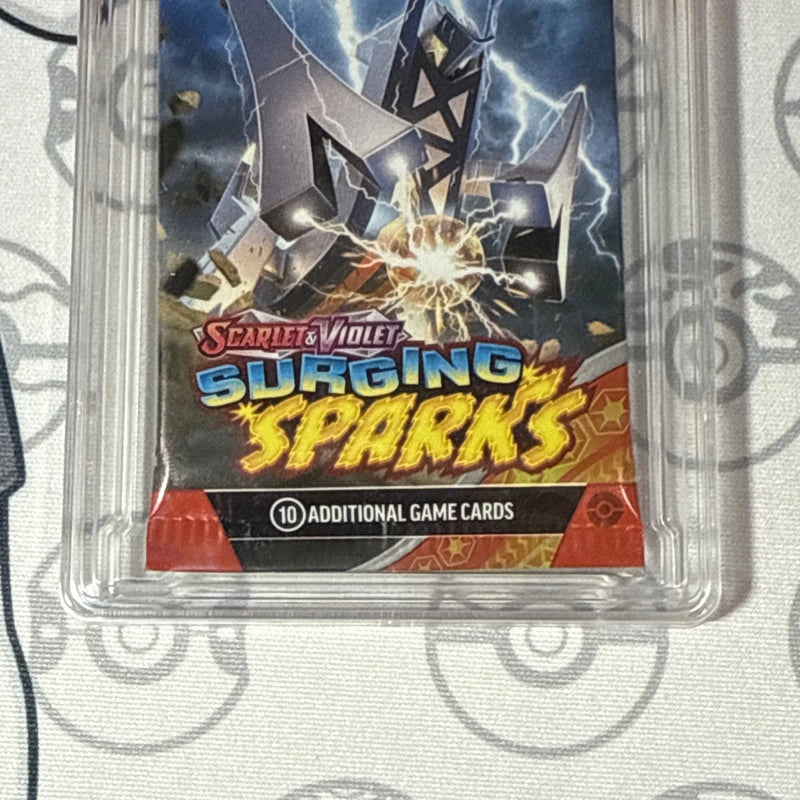 Graded 10 2024 Surging Sparks Sealed Pokemon Booster Pack Archaludon Art Work-3