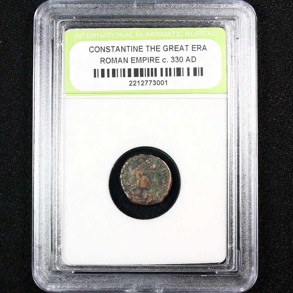 High Quality Constantine the Great Era Ancient Bronze Coin c. 330 AD-3