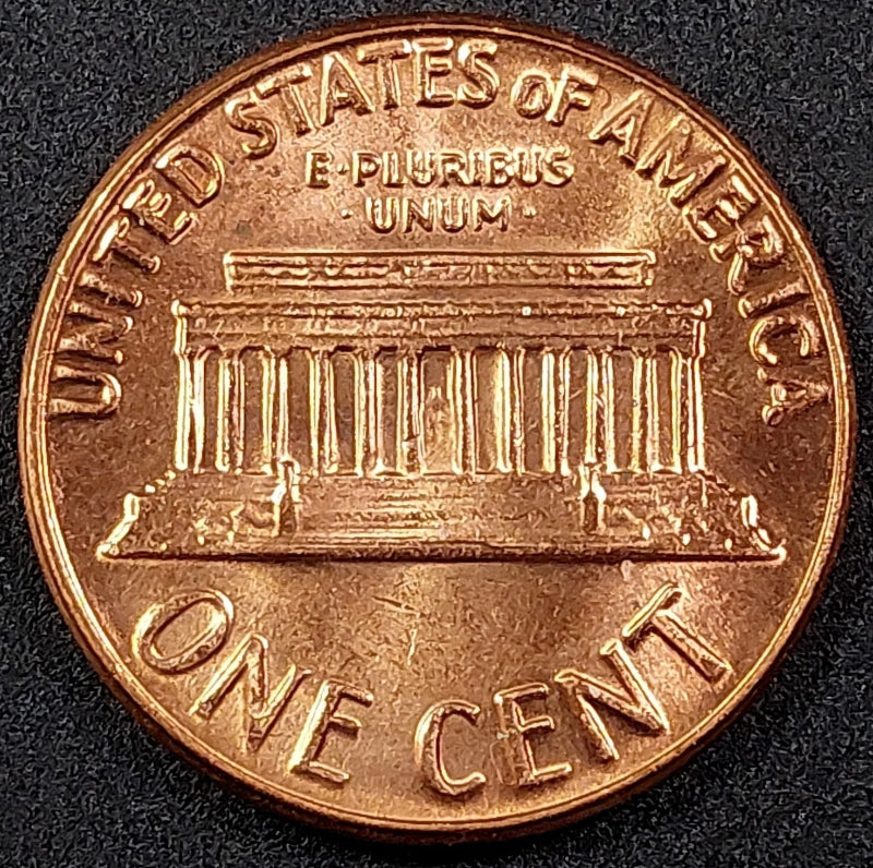 1970 D Lincoln Cent, NO FG Error! "Floating Roof"!-3