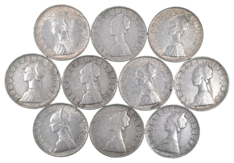 1958 Christopher Columbus Anniversary Italy 500 Lire Coin Silver-4