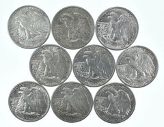 BU 1942 (P) Walking Liberty Half Dollar Sin circular 90% Plata-4
