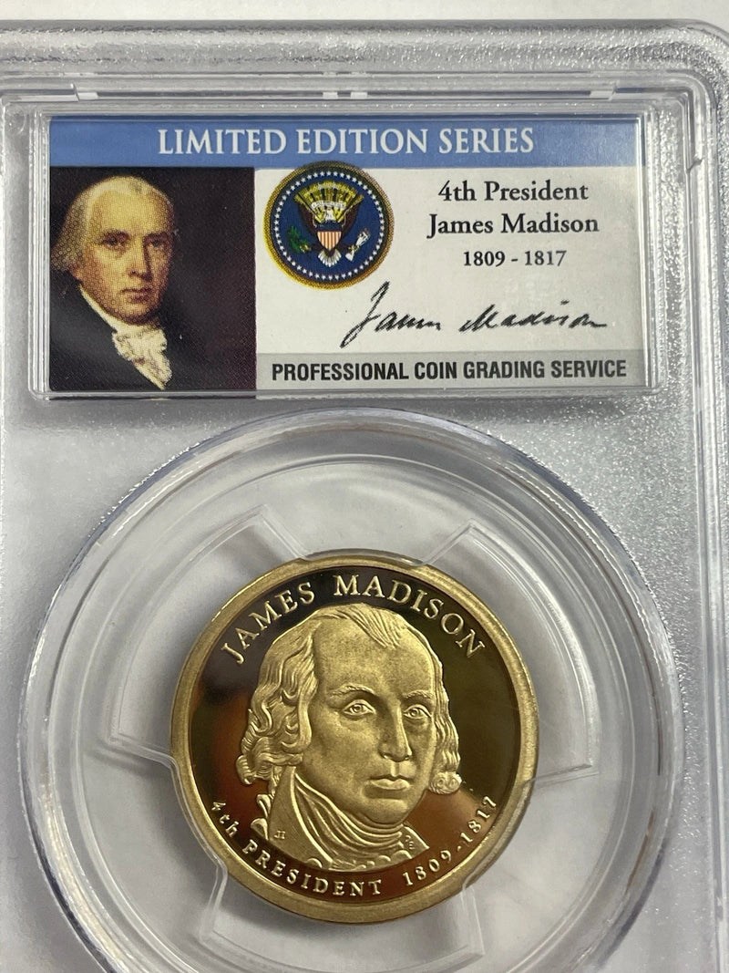 2007-S James Madison One Dollar PCGS- PR 69 D CAM.-3
