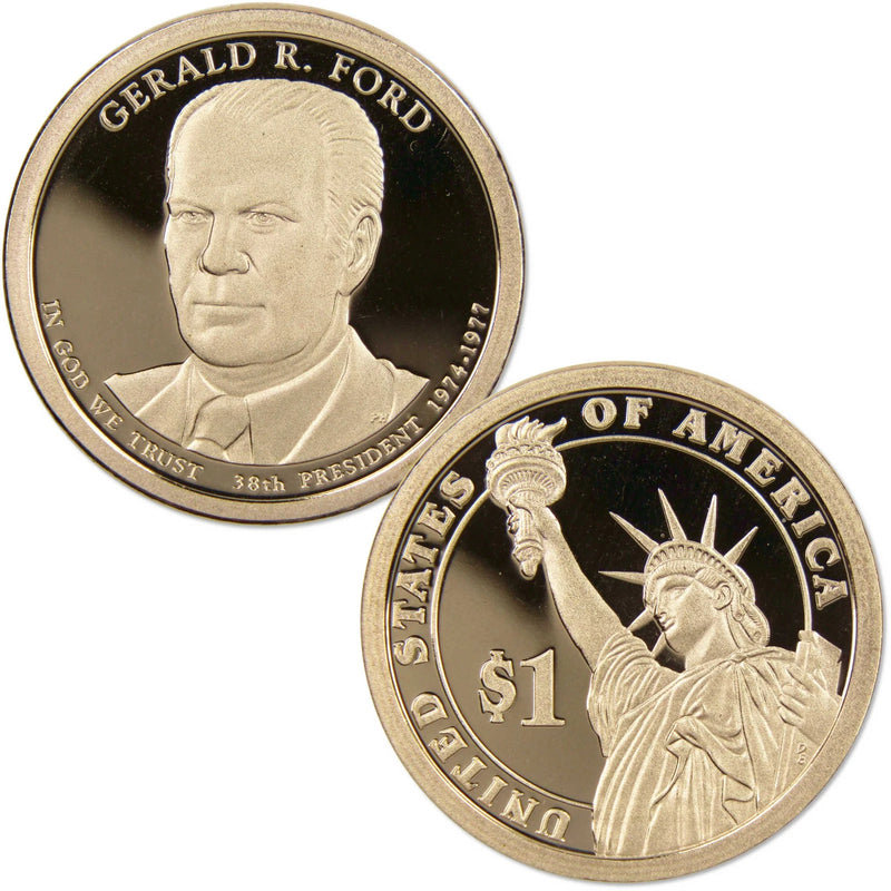 2016 S Presidential Dollar 3 Coin Set Choice Proof $1 US Collectible-3