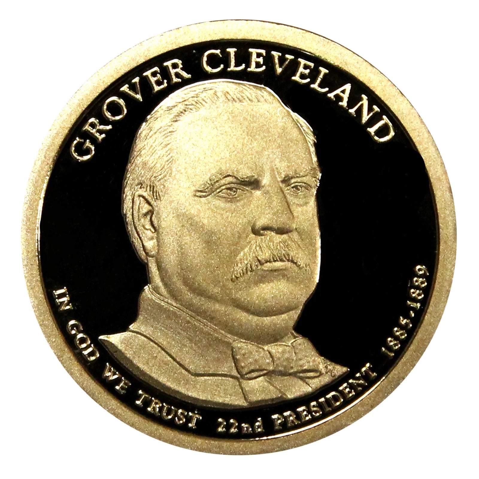 2012 -S Grover Cleveland Presidential Proof Dollar Gem Deep Cameo US Coin 1st t-2