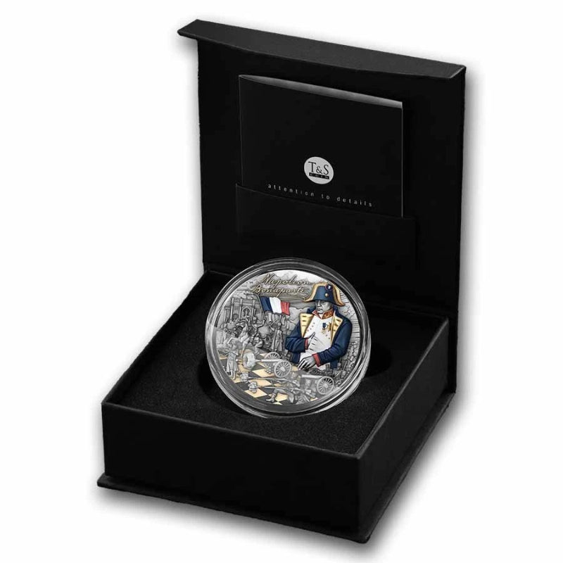 2025 Niue 2 oz Silver Napoleon Bonaparte Coin (w/ Box & COA)-3