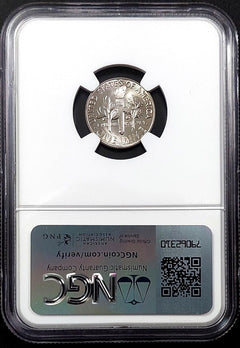 1966 SMS Roosevelt Dime certified MS 69 by NGC! sku 43002-3
