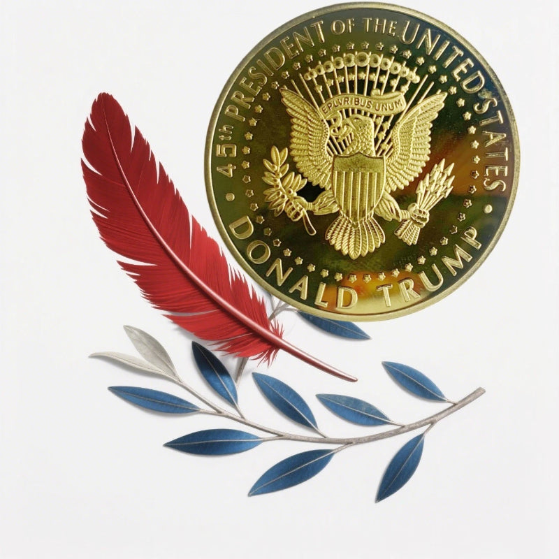 4 PCS 2024 President Trump Commemorative Coin Take America Back Metal Coin-3
