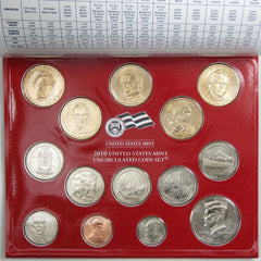 2010 Uncirculated Coin Set U.S Mint Government Packaging OGP COA-3