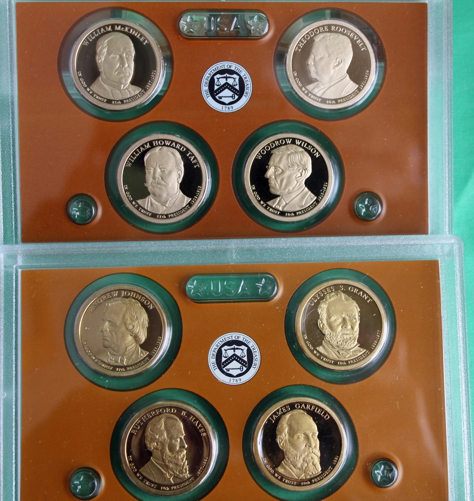 2007 S thru 2016 S Presidential Dollar Proof $1 COIN SETS 39 Coins No Box-3