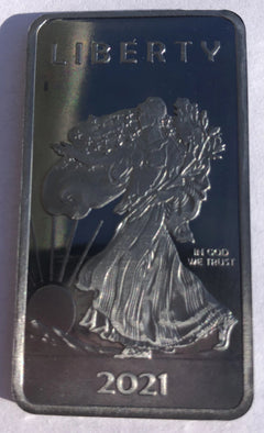 Rare 1 TROY OUNCE/OZ .999 Pure Molybdenum (Mo) Metal Walking Liberty Bar-5