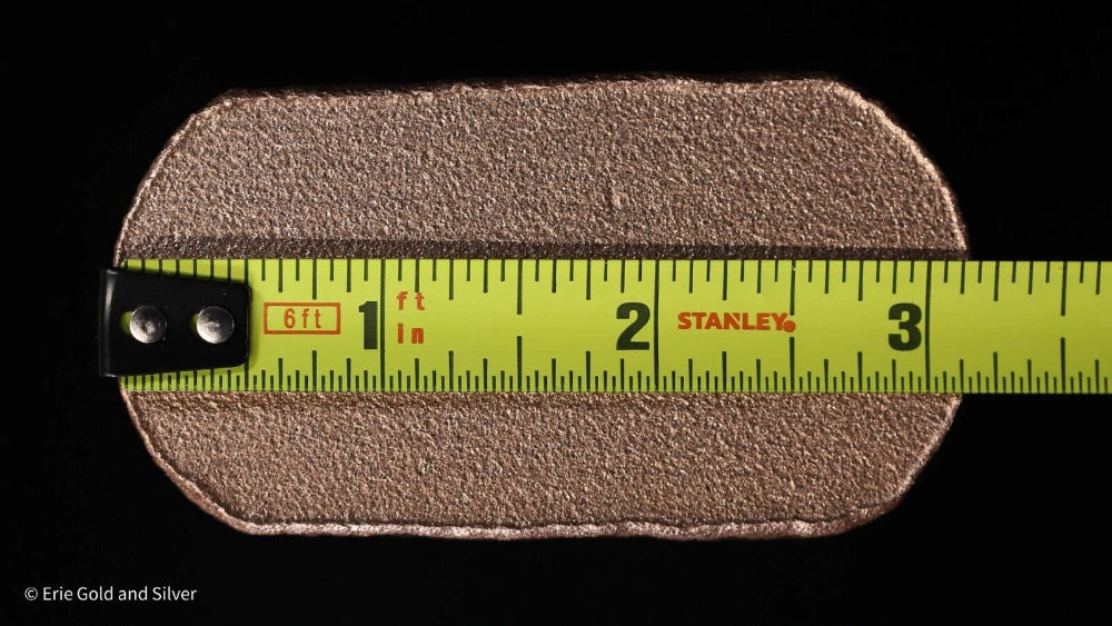 10 Pounds Fine Copper Bar Rectangle Ingot Element Design | 10lbs-4