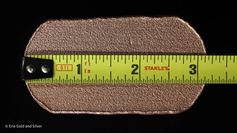 10 Pounds Fine Copper Bar Rectangle Ingot Element Design | 10lbs-4
