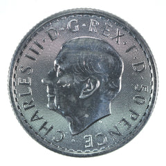 2026 Great Britain 50 Pence Silver Britannia 1/4 Oz 0.25 Oz Silver-1