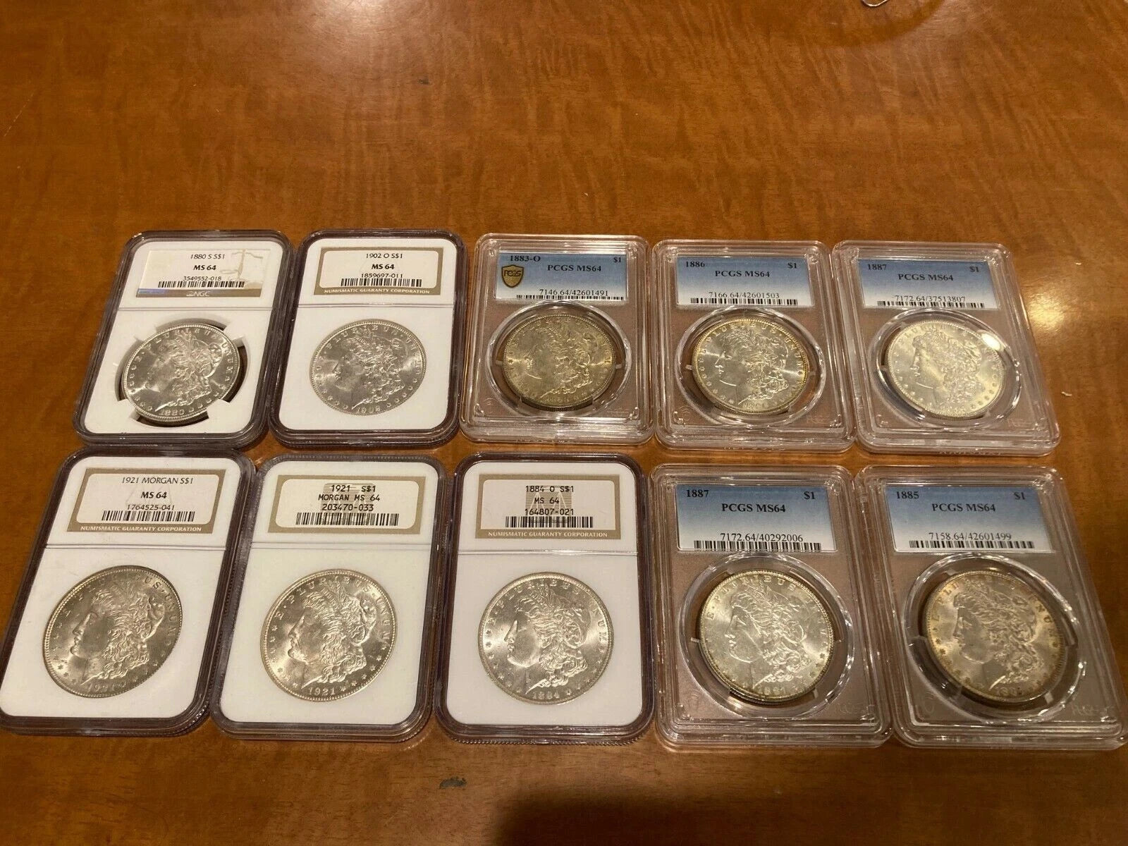 ✯ MS64 MORGAN SILVER DOLLARS PCGS / NGC ✅ 1878-1904 ✅ P S O Mints Coins Estate-1