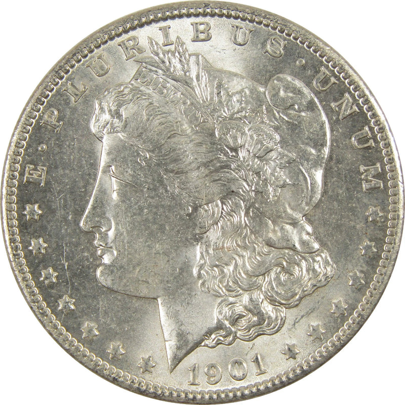 1901 O Morgan Dollar CH AU Choice About Uncirculated Silver $1 Coin-1