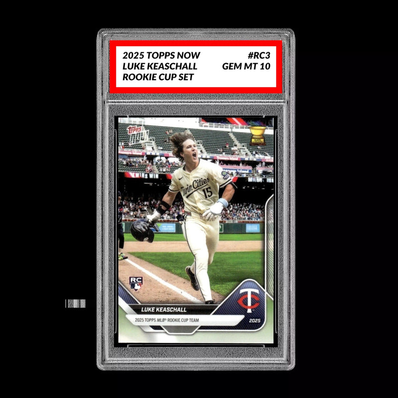 Graded 10 Luke Keaschall RC Rookie Cup 2025 Topps Now #RC3 TWINS-1