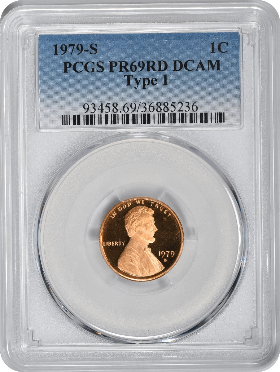 1979-S Lincoln Cent Type 1 PR69RD DCAM PCGS-1