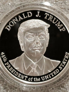 Donald Trump 2020 1 oz .999 silver proof coin 45th President commemorative New!-9