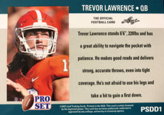 TREVOR LAWRENCE 10 Card Lot 2021 Pro Set DRAFT DAY Shortprint Rookie Card PSDD1-2
