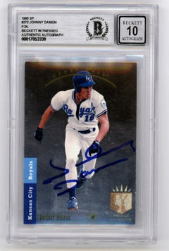 Johnny Damon 1993 Upper Deck SP #273 Signed Rookie RC Beckett BAS BGS 10 Auto-1