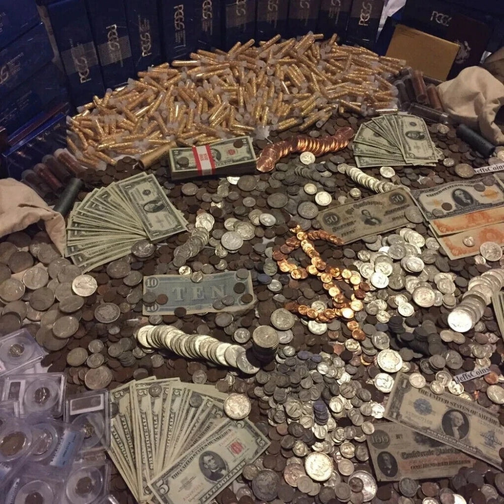 ✯ Gold and Silver Estate Lot Sale ✯ Old US Coins Bullion ✯ .999 Silver Bars ✯-1