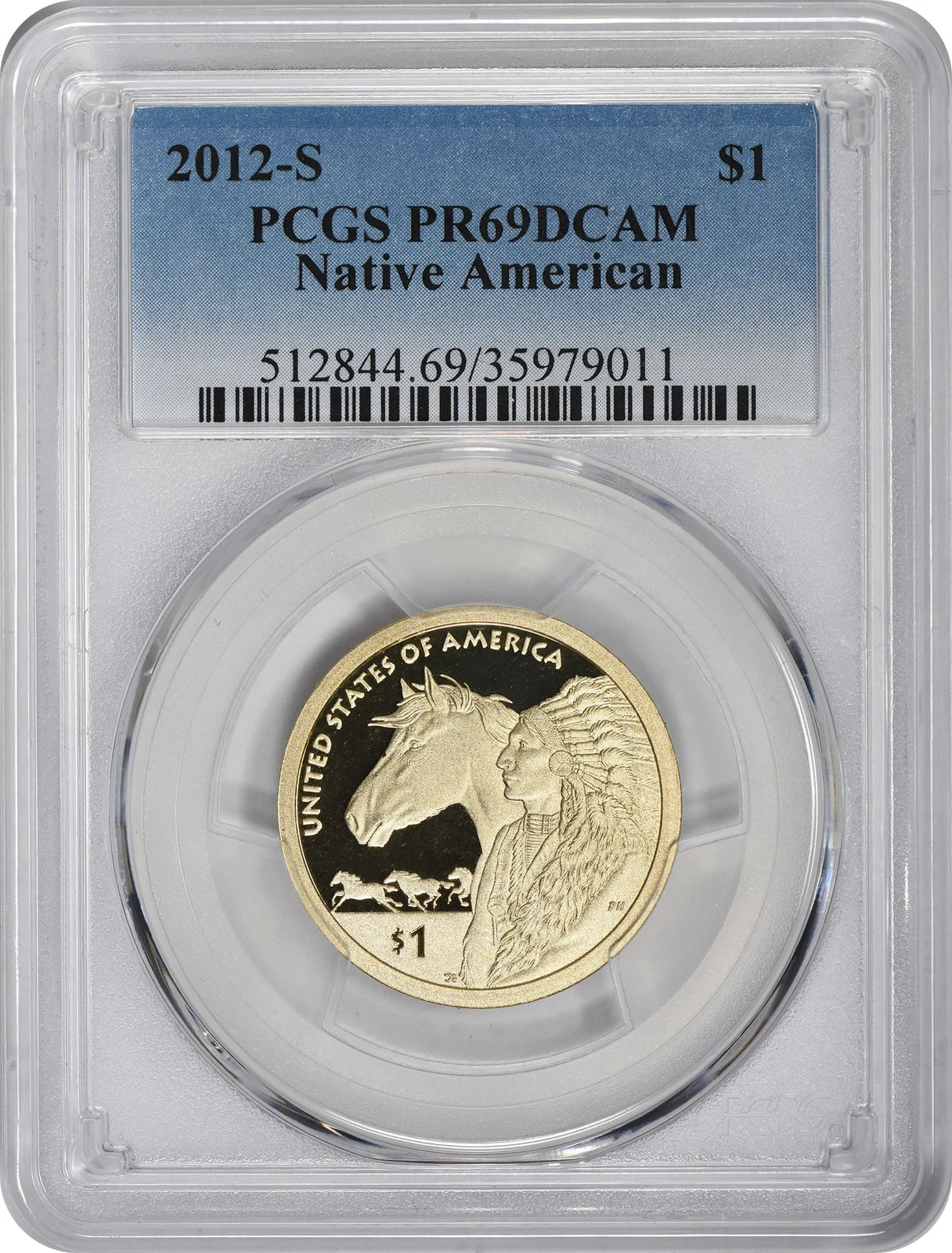 2012-S Sacagawea Native American Dollar PR69DCAM PCGS-1