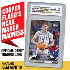 2024-25 Topps COOPER FLAGG Rookie Card #95 March Madness Debut RC - GEM-MINT 10-1