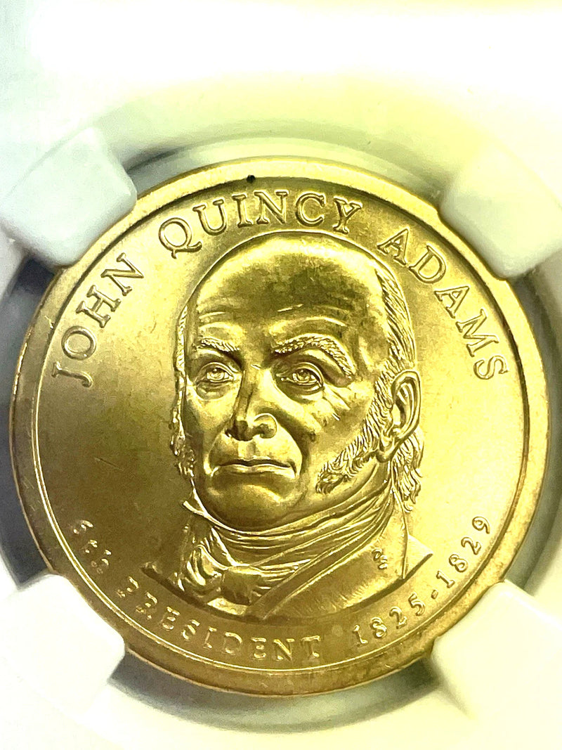 2008-P John Quincy Adams One Dollar SMS NGC MS66-11