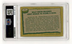 Billy Smith 1980-81 Topps #5 Record Breaker Signed PSA Authentic Blue Auto NYI-2