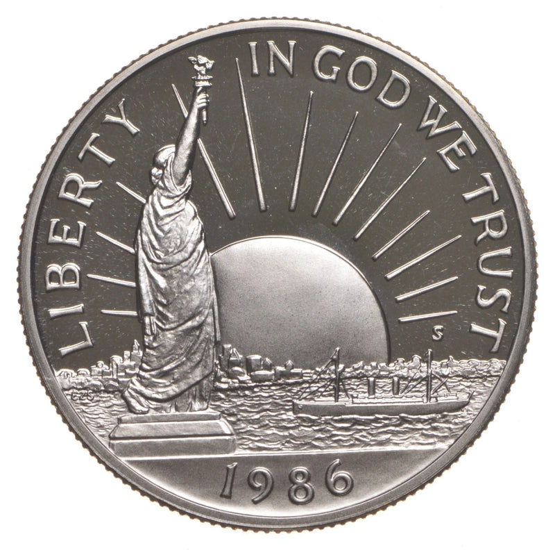 1986-S PROOF Statue of Liberty Commemorative Half Dollar-1