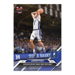 Graded 10 Cooper Flagg #1 Debut Duke RC Rookie 2024-25 Bowman U Now Card-3