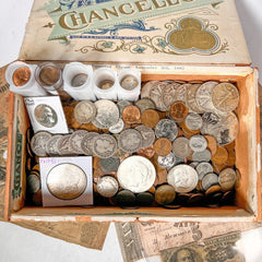 Vintage Cigar Box Mixed U.S. Coin Hoard | LIQUIDATION SALE-7