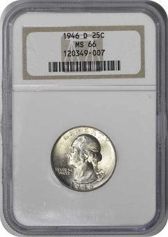 1946-D Washington Quarter MS66 NGC-1