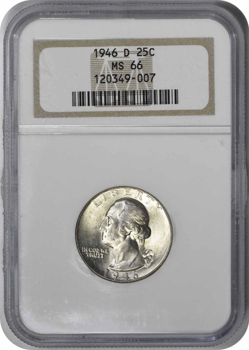1946-D Washington Quarter MS66 NGC-1