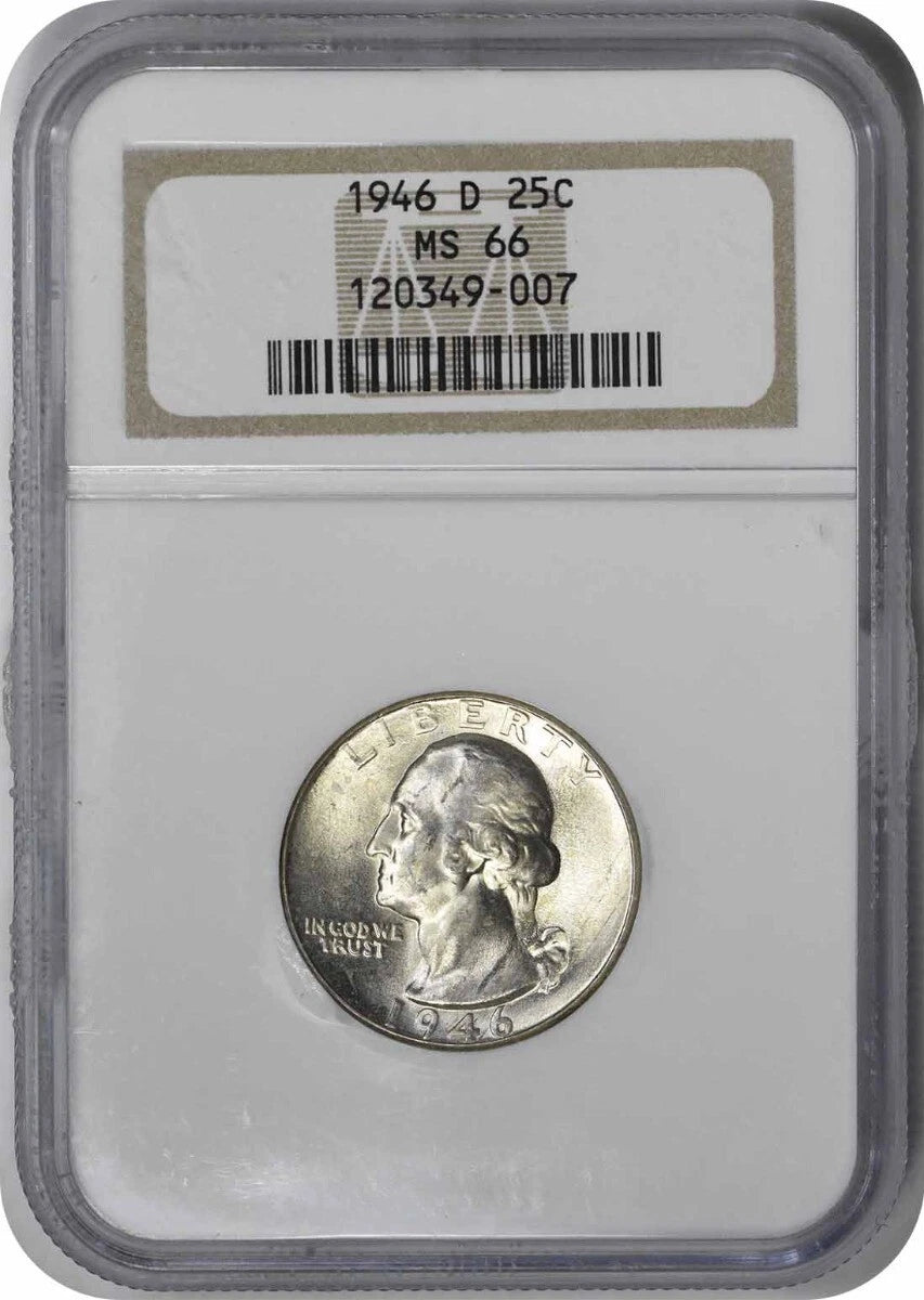 1946-D Washington Quarter MS66 NGC